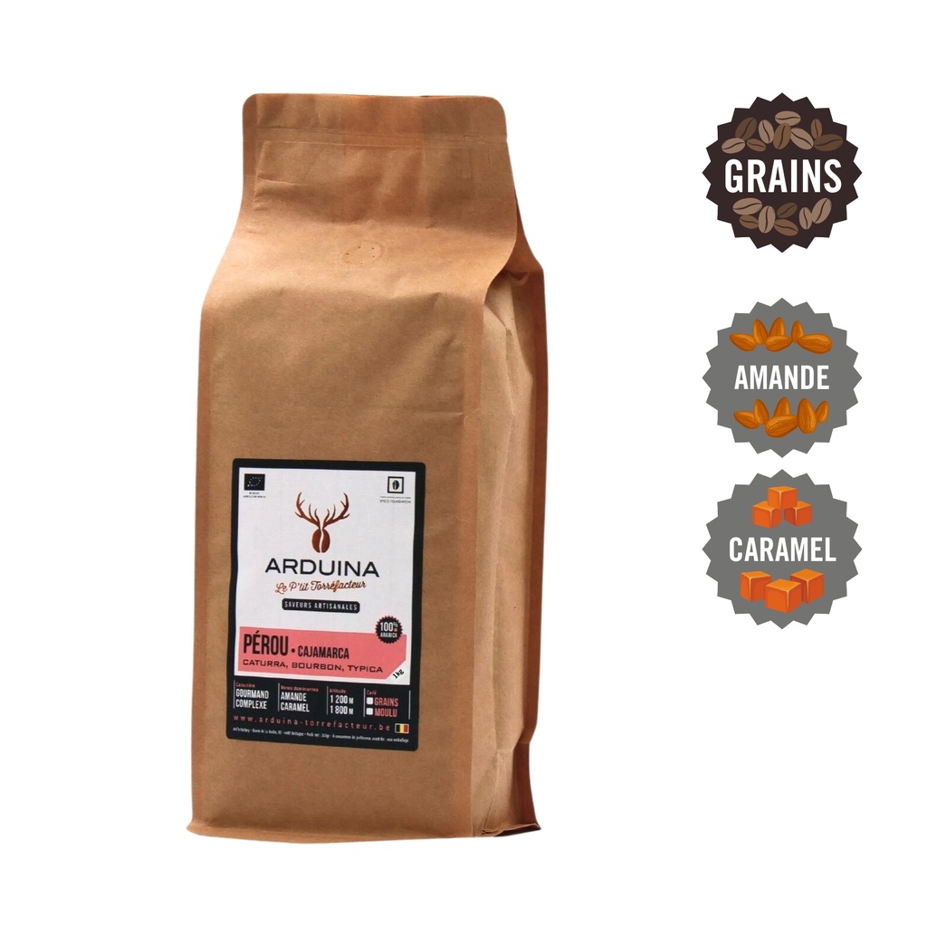 Pérou ARDUINA 1kg Grains - BE-BIO-01