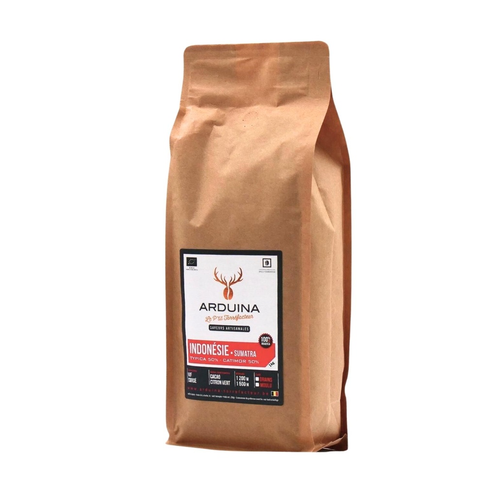 Indonesie  ARDUINA 1kg Grains - BE-BIO-01 