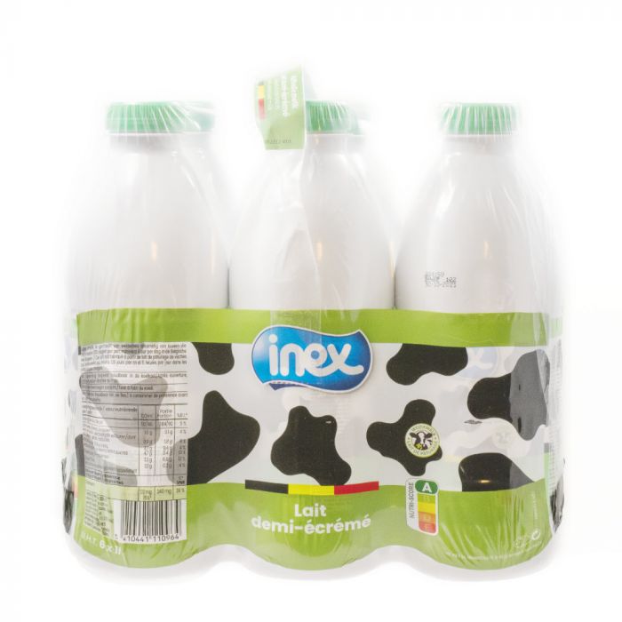 Lait 1/2 ecrémé 6x0.5l