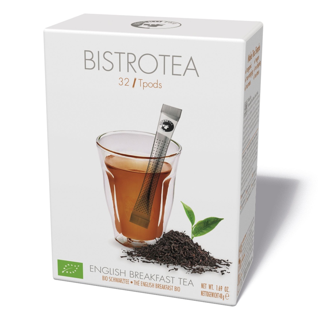 The BistroTea English Breakfast Bio x32 T-sticks