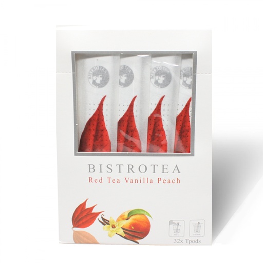 [BVanill] The BistroTea Thé rouge Vanille-Pêche Bio x32 T-sticks